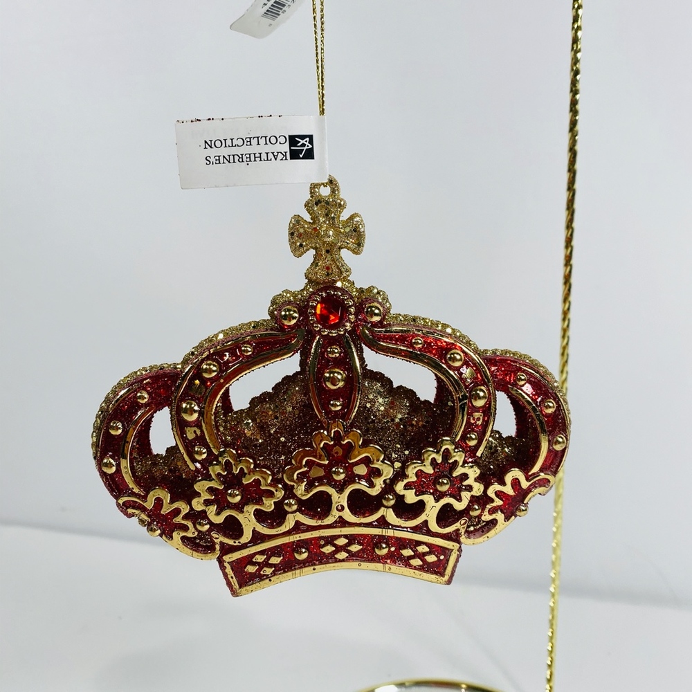 Katherine's Collection Mardi Gras Crown Ornament - Picture 3 of 5